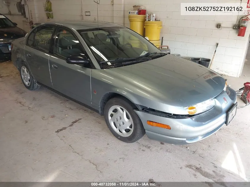 2002 Saturn S-Series Sl2 VIN: 1G8ZK52752Z192162 Lot: 40732058