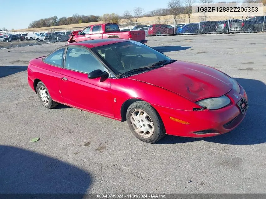 2002 Saturn S-Series Sc1 VIN: 1G8ZP12832Z206353 Lot: 40739023