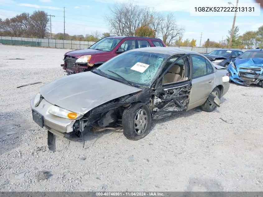 2002 Saturn Sl2 Sl2 VIN: 1G8ZK52722Z213131 Lot: 40746981