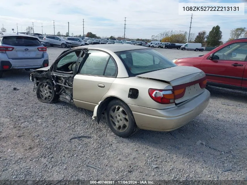 2002 Saturn Sl2 Sl2 VIN: 1G8ZK52722Z213131 Lot: 40746981