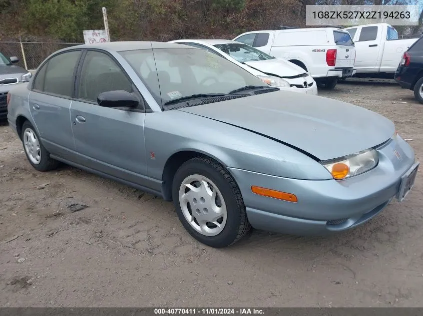 2002 Saturn S-Series Sl2 VIN: 1G8ZK527X2Z194263 Lot: 40770411