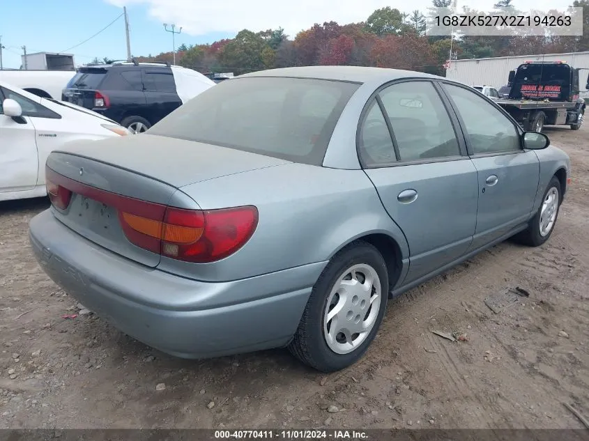 2002 Saturn S-Series Sl2 VIN: 1G8ZK527X2Z194263 Lot: 40770411