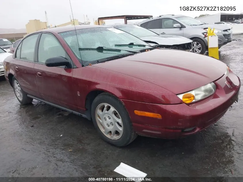 2002 Saturn Sl2 VIN: 1G8ZK527X2Z182095 Lot: 40780198