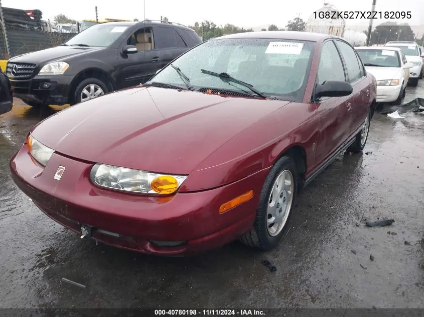 2002 Saturn Sl2 VIN: 1G8ZK527X2Z182095 Lot: 40780198