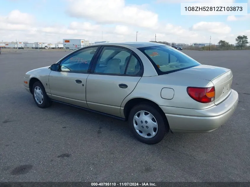 2002 Saturn S-Series Sl1 VIN: 1G8ZH52812Z103873 Lot: 40795110