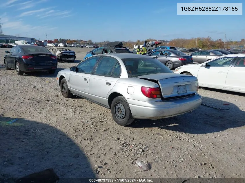 2002 Saturn S-Series Sl1 VIN: 1G8ZH52882Z178165 Lot: 40797999