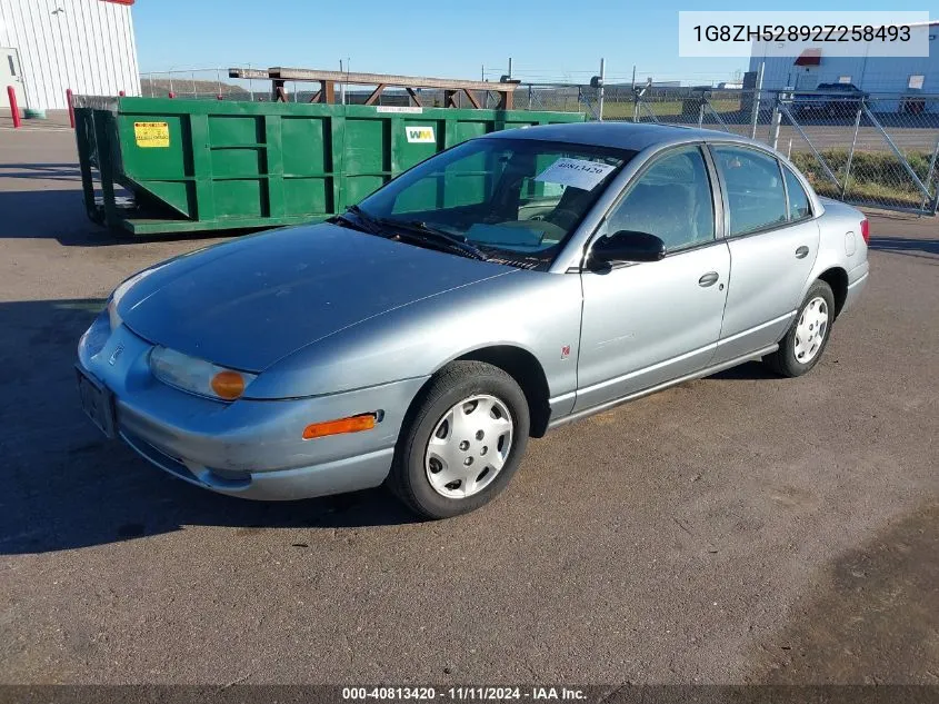 2002 Saturn S-Series Sl1 VIN: 1G8ZH52892Z258493 Lot: 40813420