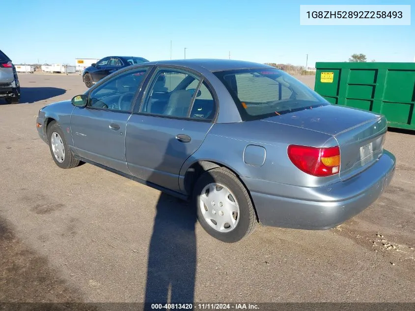 2002 Saturn S-Series Sl1 VIN: 1G8ZH52892Z258493 Lot: 40813420