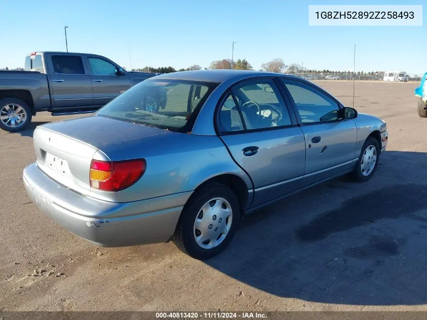 2002 Saturn S-Series Sl1 VIN: 1G8ZH52892Z258493 Lot: 40813420