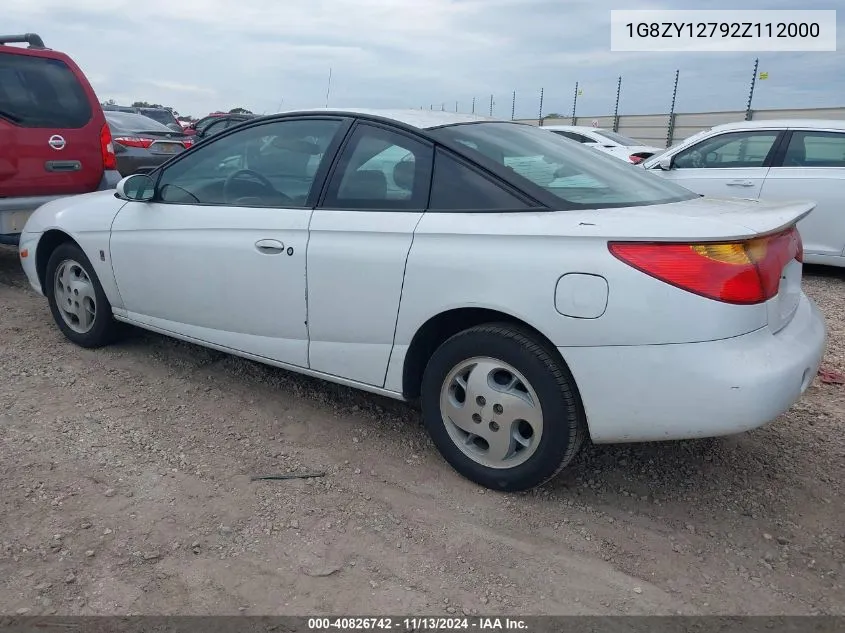 1G8ZY12792Z112000 2002 Saturn S-Series Sc2