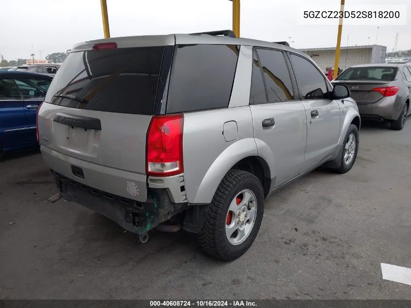 5GZCZ23D52S818200 2002 Saturn Vue 4 Cyl