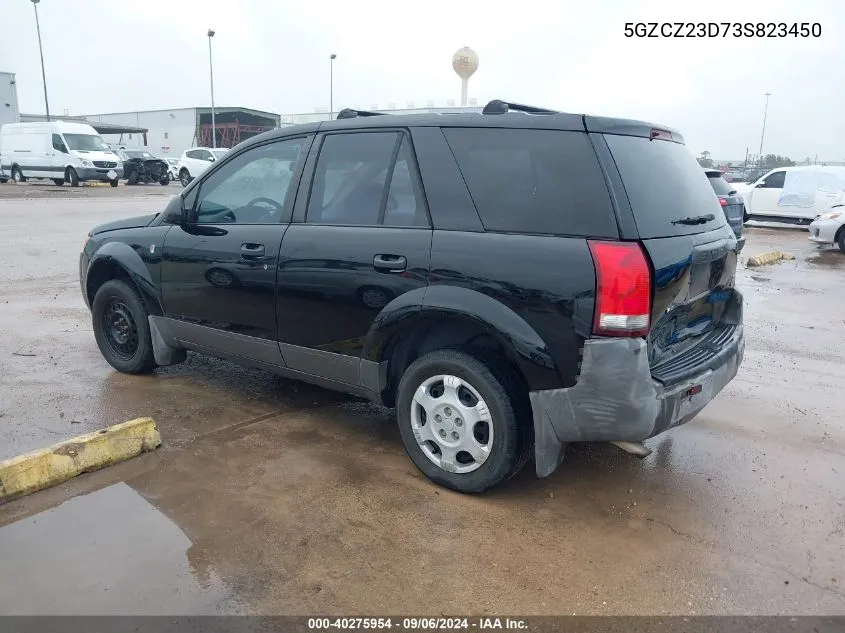 2003 Saturn Vue 4 Cyl VIN: 5GZCZ23D73S823450 Lot: 40275954