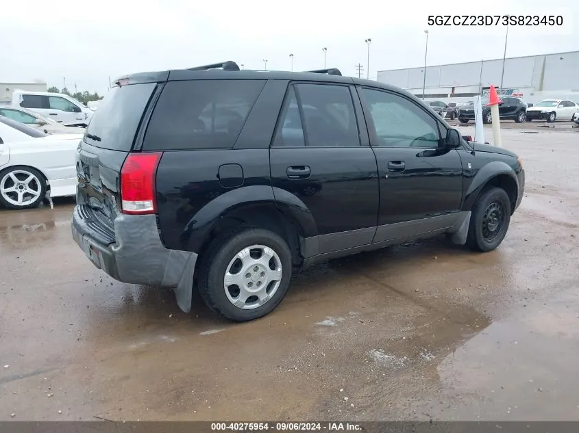 2003 Saturn Vue 4 Cyl VIN: 5GZCZ23D73S823450 Lot: 40275954