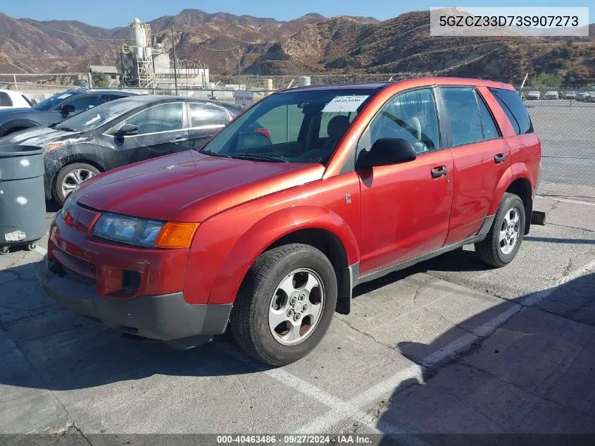 2003 Saturn Vue 4 Cyl VIN: 5GZCZ33D73S907273 Lot: 40463486