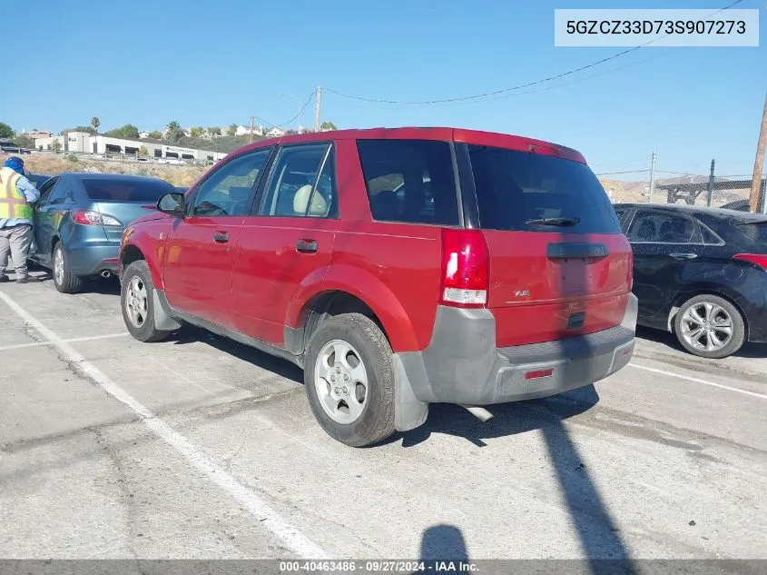 2003 Saturn Vue 4 Cyl VIN: 5GZCZ33D73S907273 Lot: 40463486