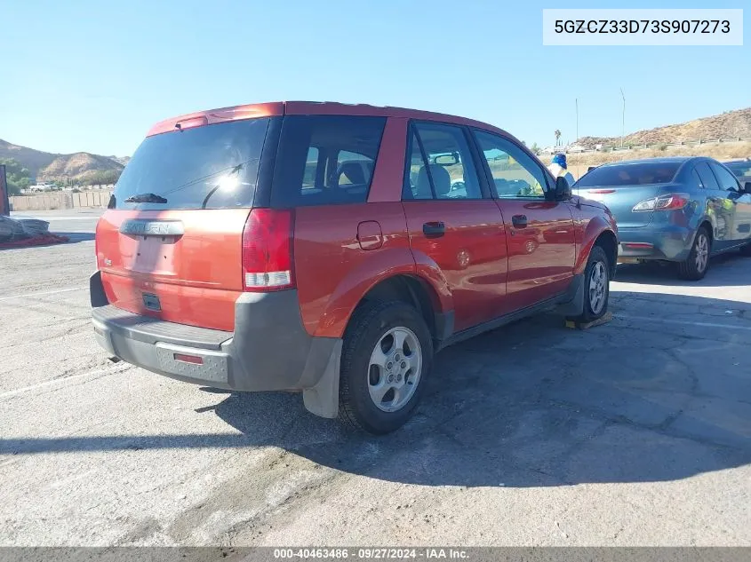 2003 Saturn Vue 4 Cyl VIN: 5GZCZ33D73S907273 Lot: 40463486