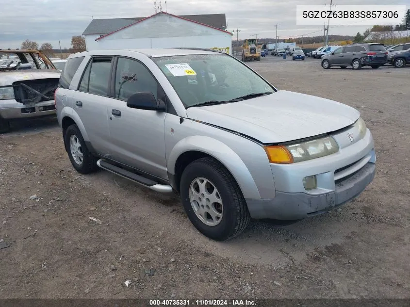 2003 Saturn Vue V6 VIN: 5GZCZ63B83S857306 Lot: 40735331