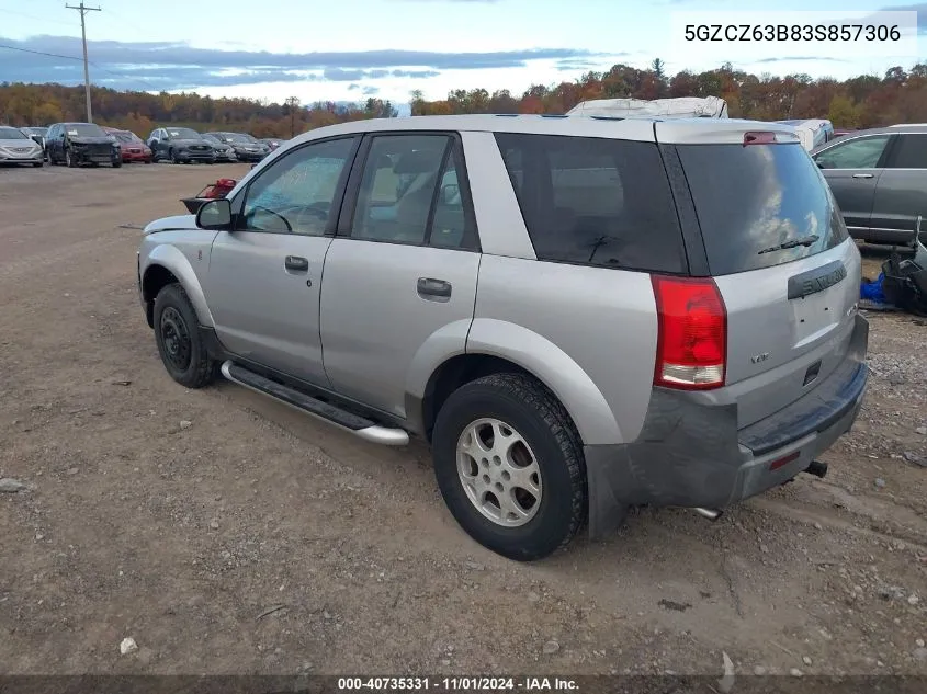 2003 Saturn Vue V6 VIN: 5GZCZ63B83S857306 Lot: 40735331