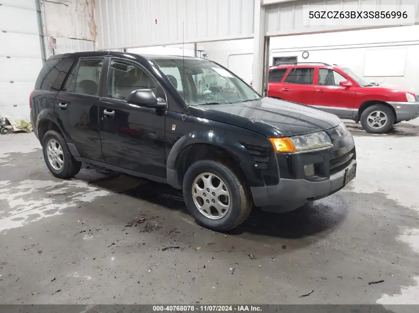 2003 Saturn Vue V6 VIN: 5GZCZ63BX3S856996 Lot: 40768078