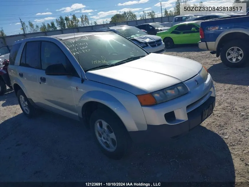 2004 Saturn Vue VIN: 5GZCZ33D84S813517 Lot: 12123691