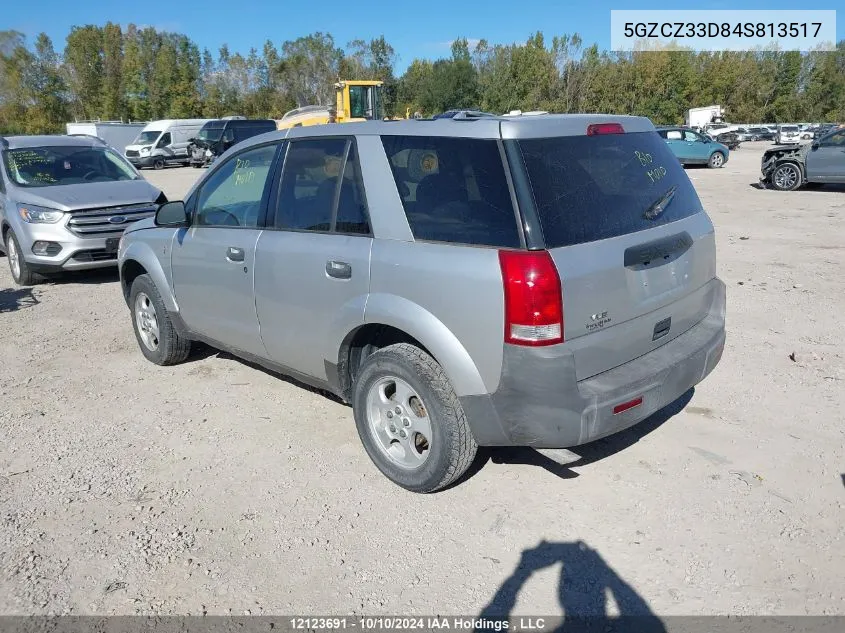 2004 Saturn Vue VIN: 5GZCZ33D84S813517 Lot: 12123691