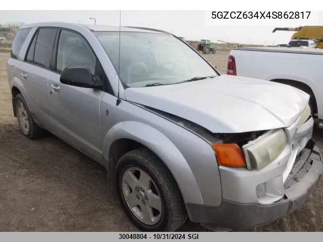 2004 Saturn Vue VIN: 5GZCZ634X4S862817 Lot: 30048804