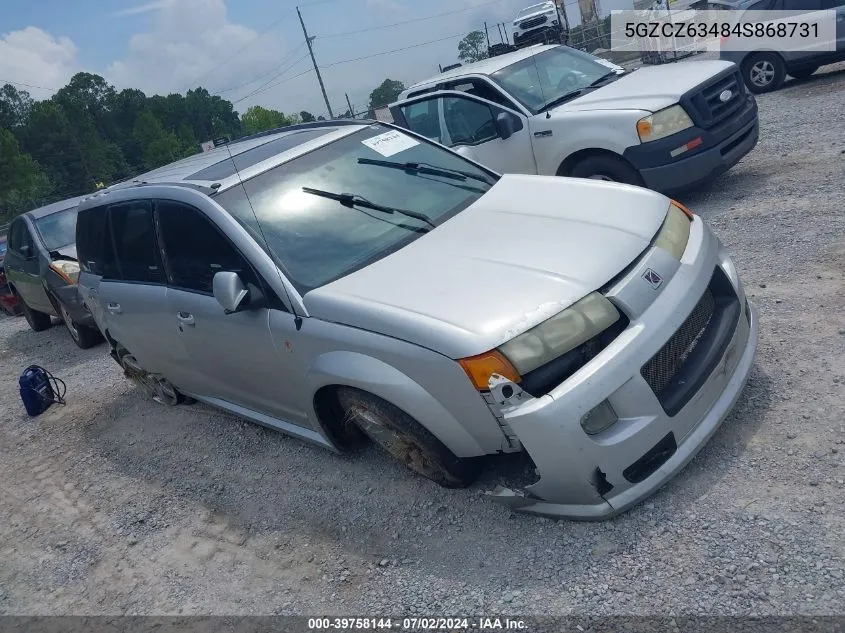 2004 Saturn Vue V6 VIN: 5GZCZ63484S868731 Lot: 39758144