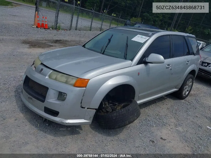 2004 Saturn Vue V6 VIN: 5GZCZ63484S868731 Lot: 39758144