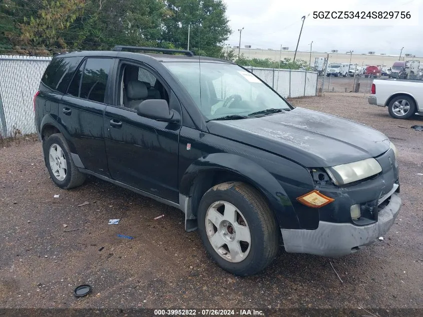 2004 Saturn Vue VIN: 5GZCZ53424S829756 Lot: 39952822