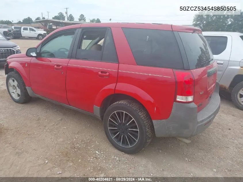 5GZCZ53454S850505 2004 Saturn Vue V6