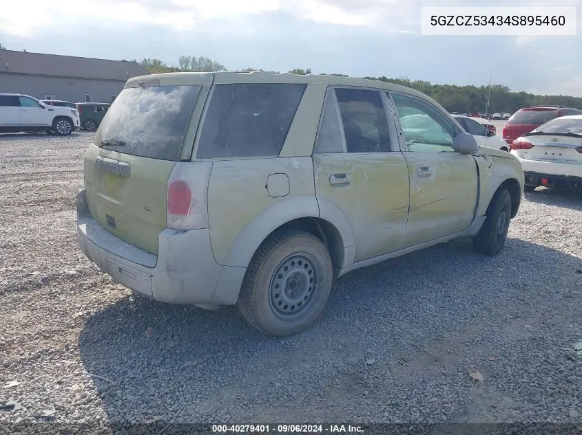 2004 Saturn Vue V6 VIN: 5GZCZ53434S895460 Lot: 40279401