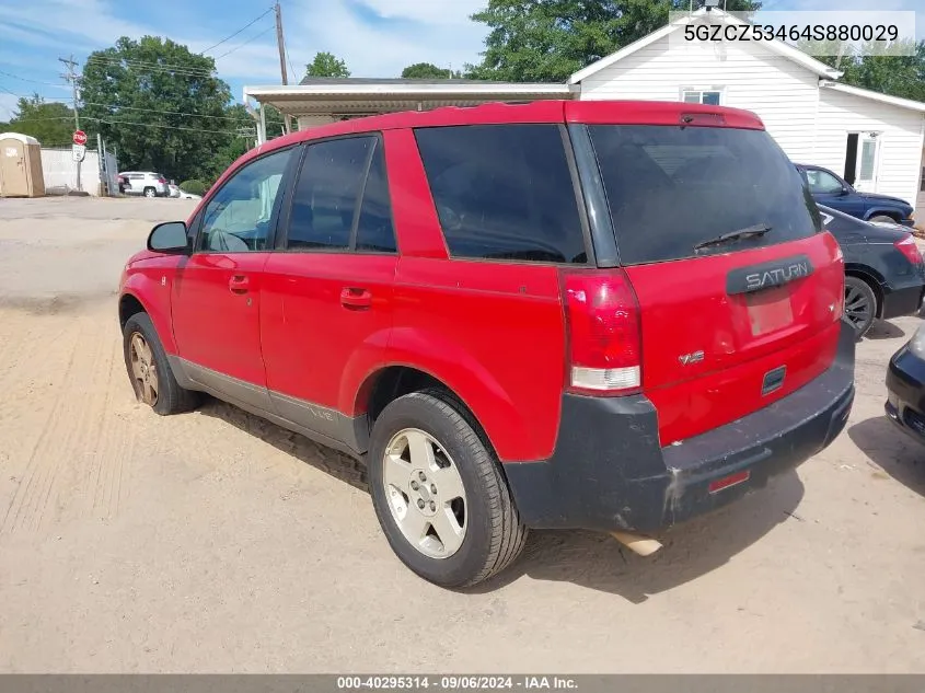 2004 Saturn Vue V6 VIN: 5GZCZ53464S880029 Lot: 40295314