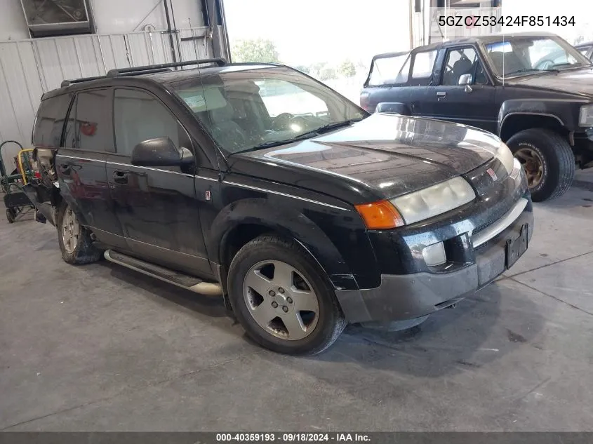 2004 Saturn Vue VIN: 5GZCZ53424F851434 Lot: 40359193