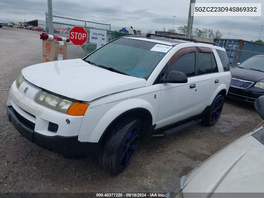 5GZCZ23D94S869332 2004 Saturn Vue 4 Cyl