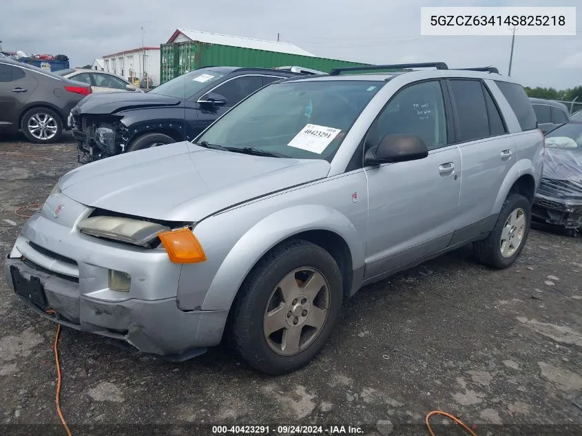 2004 Saturn Vue V6 VIN: 5GZCZ63414S825218 Lot: 40423291