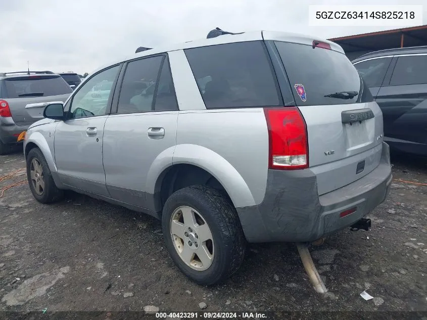 2004 Saturn Vue V6 VIN: 5GZCZ63414S825218 Lot: 40423291