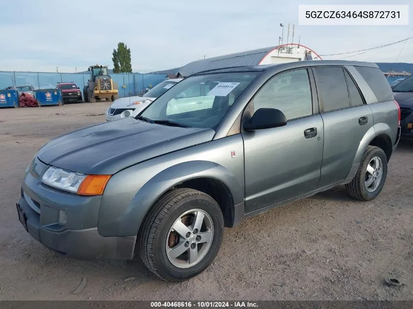 2004 Saturn Vue V6 VIN: 5GZCZ63464S872731 Lot: 40468616