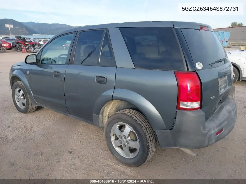 2004 Saturn Vue V6 VIN: 5GZCZ63464S872731 Lot: 40468616