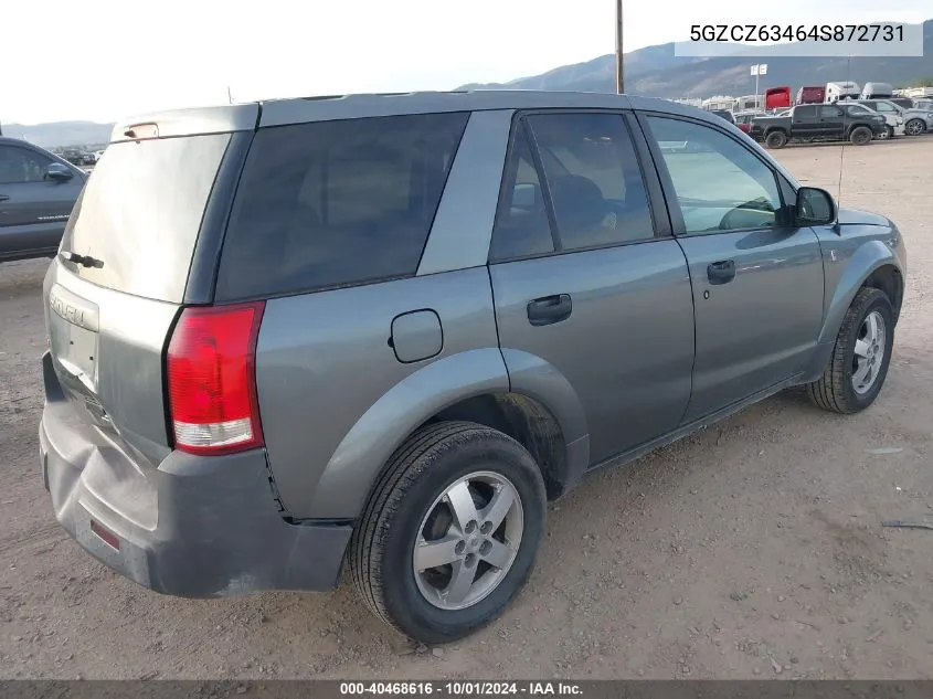 2004 Saturn Vue V6 VIN: 5GZCZ63464S872731 Lot: 40468616