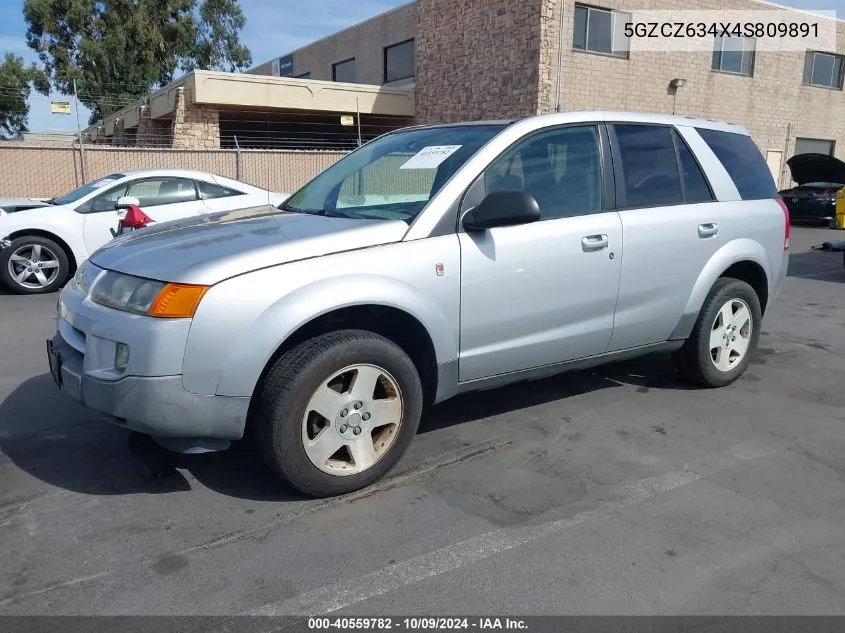 2004 Saturn Vue V6 VIN: 5GZCZ634X4S809891 Lot: 40559782