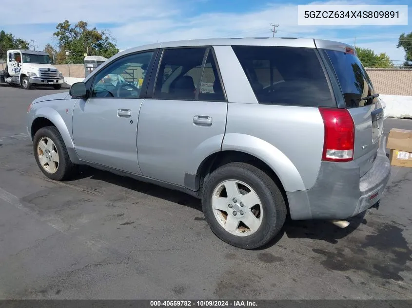 2004 Saturn Vue V6 VIN: 5GZCZ634X4S809891 Lot: 40559782