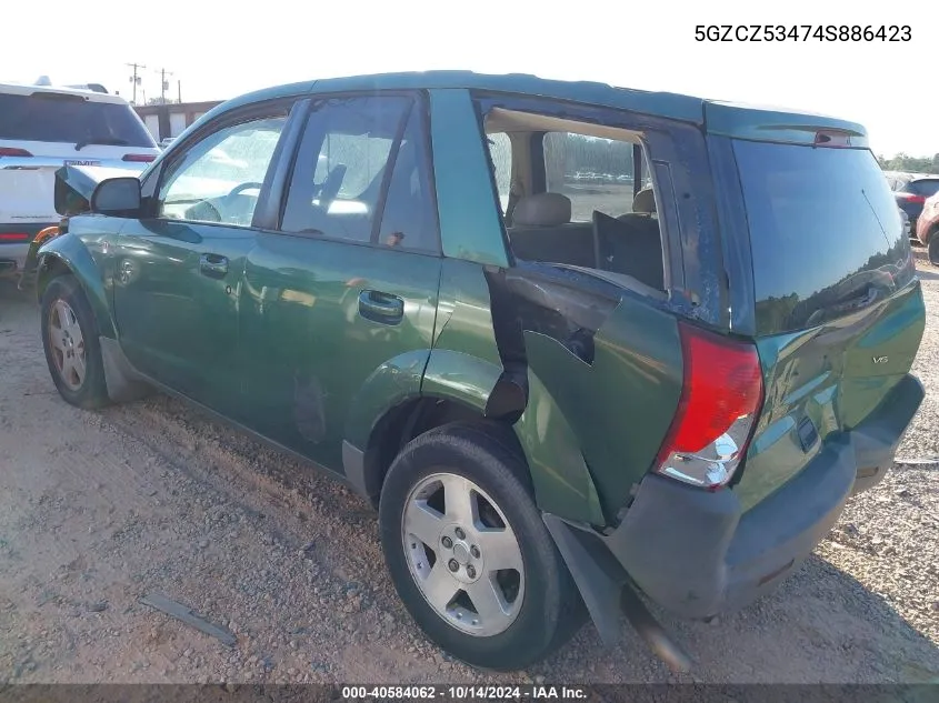 2004 Saturn Vue VIN: 5GZCZ53474S886423 Lot: 40584062