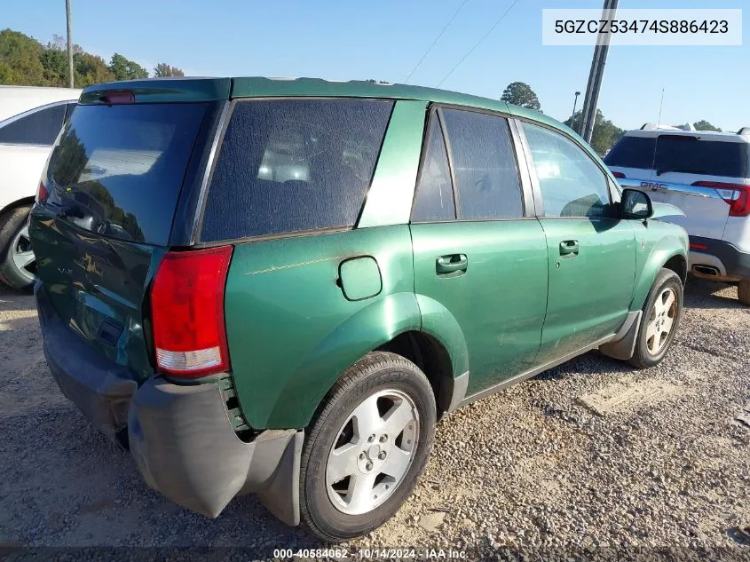 2004 Saturn Vue VIN: 5GZCZ53474S886423 Lot: 40584062