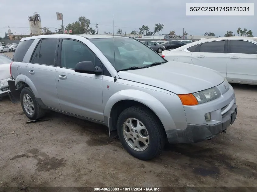 2004 Saturn Vue V6 VIN: 5GZCZ53474S875034 Lot: 40623883