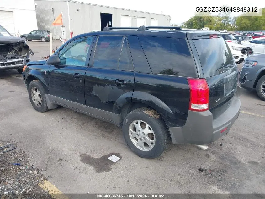 2004 Saturn Vue V6 VIN: 5GZCZ53464S848312 Lot: 40636745