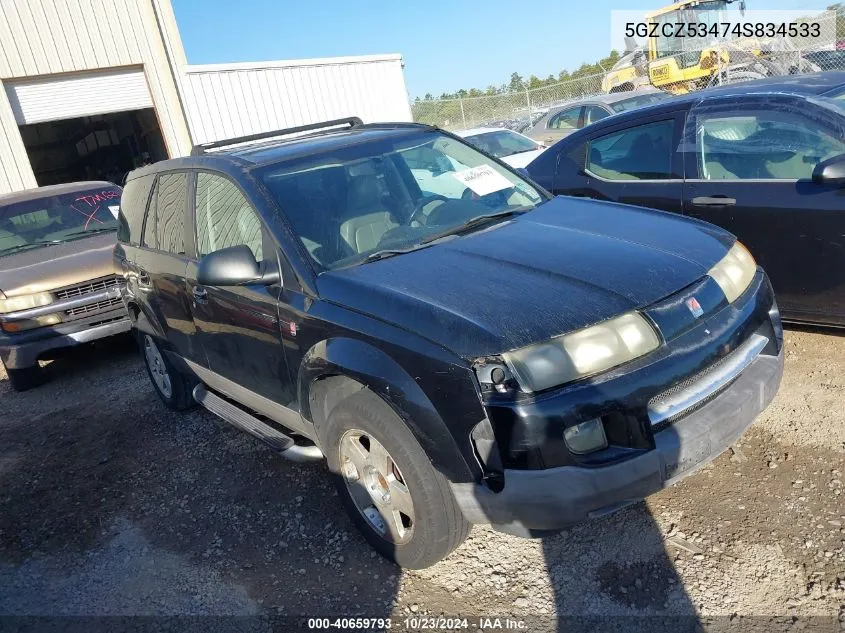 2004 Saturn Vue V6 VIN: 5GZCZ53474S834533 Lot: 40659793