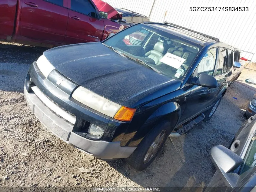 2004 Saturn Vue V6 VIN: 5GZCZ53474S834533 Lot: 40659793