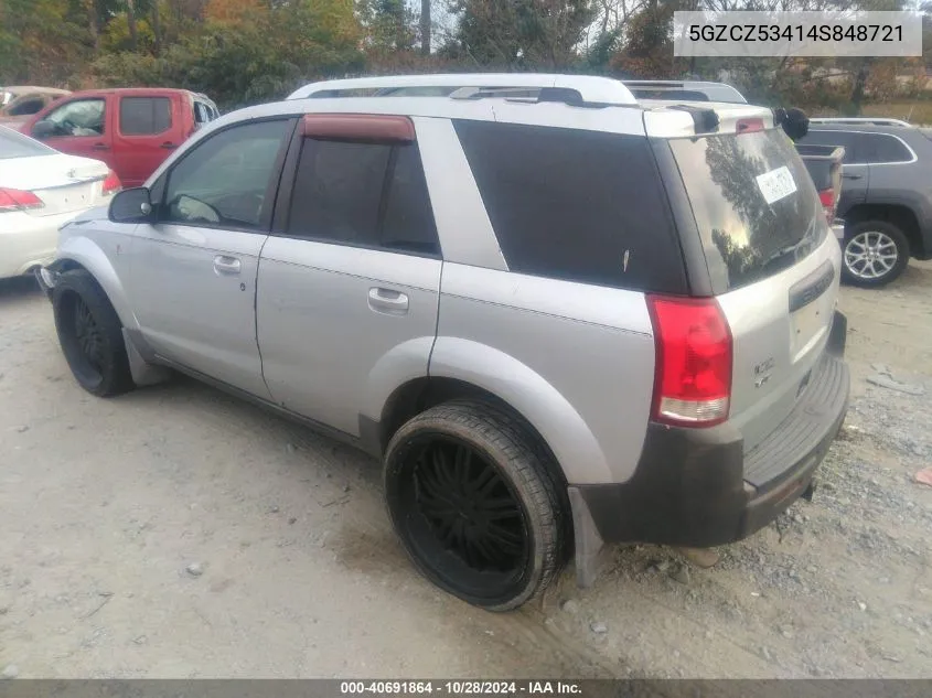 2004 Saturn Vue VIN: 5GZCZ53414S848721 Lot: 40691864