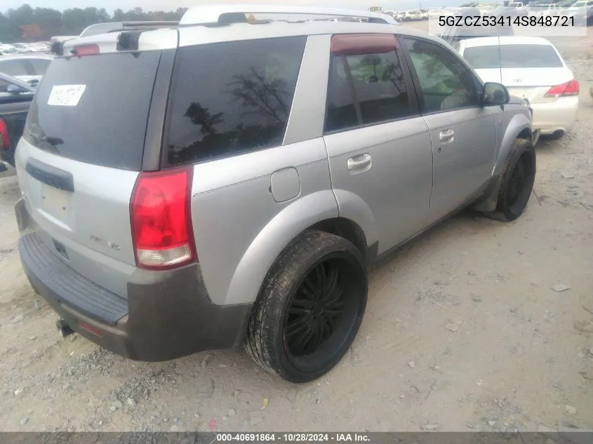 2004 Saturn Vue VIN: 5GZCZ53414S848721 Lot: 40691864