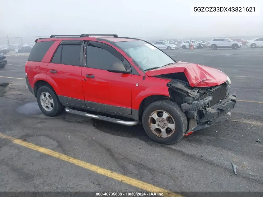 2004 Saturn Vue 4 Cyl VIN: 5GZCZ33DX4S821621 Lot: 40735838